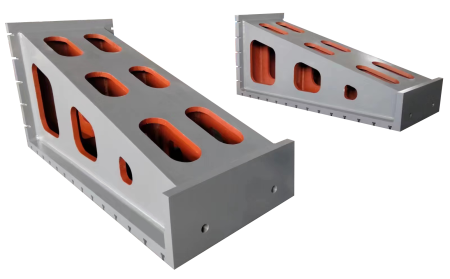 Corner mounting plate with T-slot, 1000×600 mm